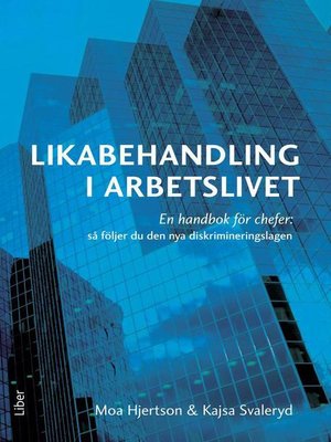 cover image of Likabehandling i arbetslivet
